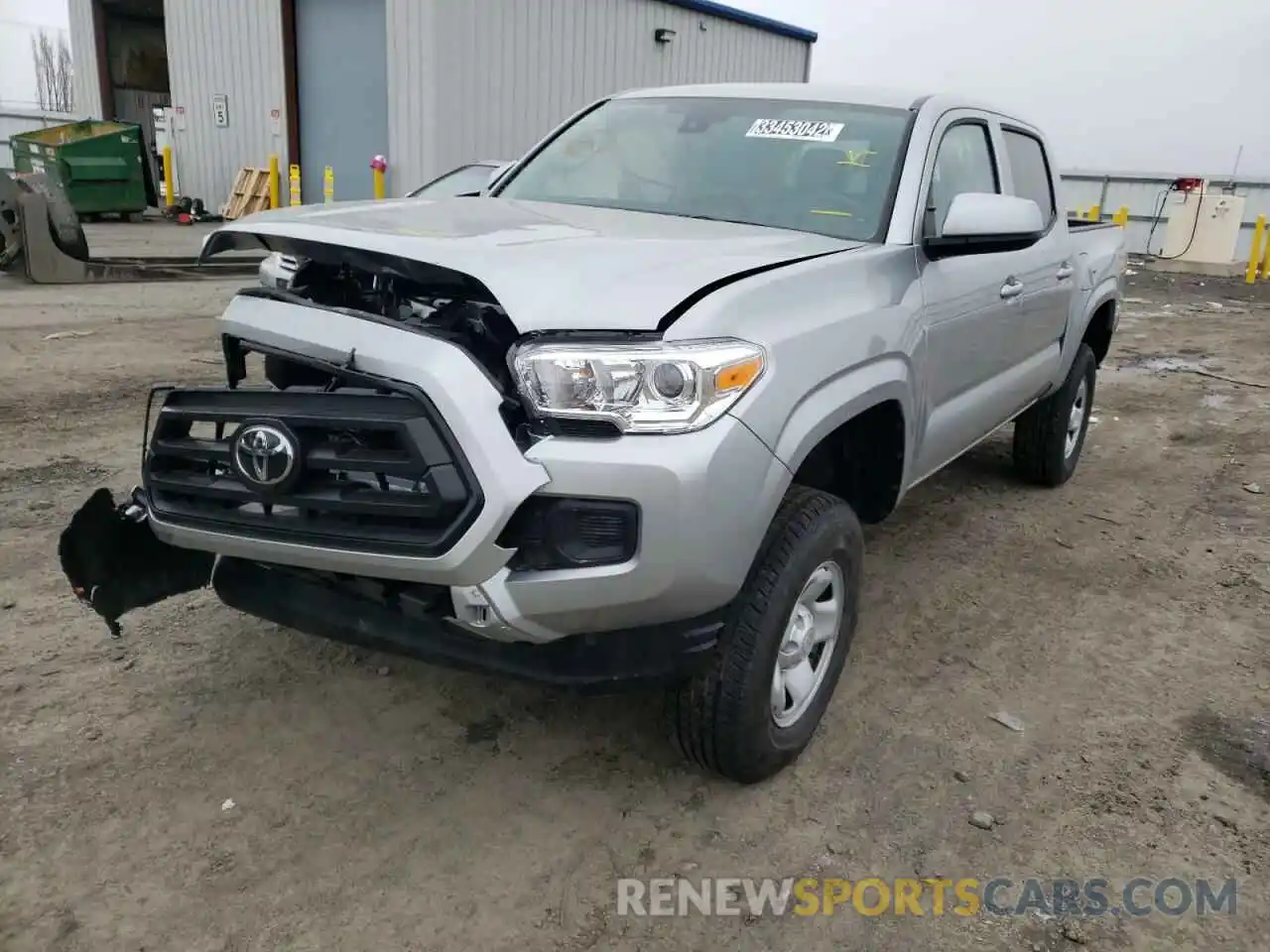 2 Photograph of a damaged car 3TMCZ5AN6NM454106 TOYOTA TACOMA 2022