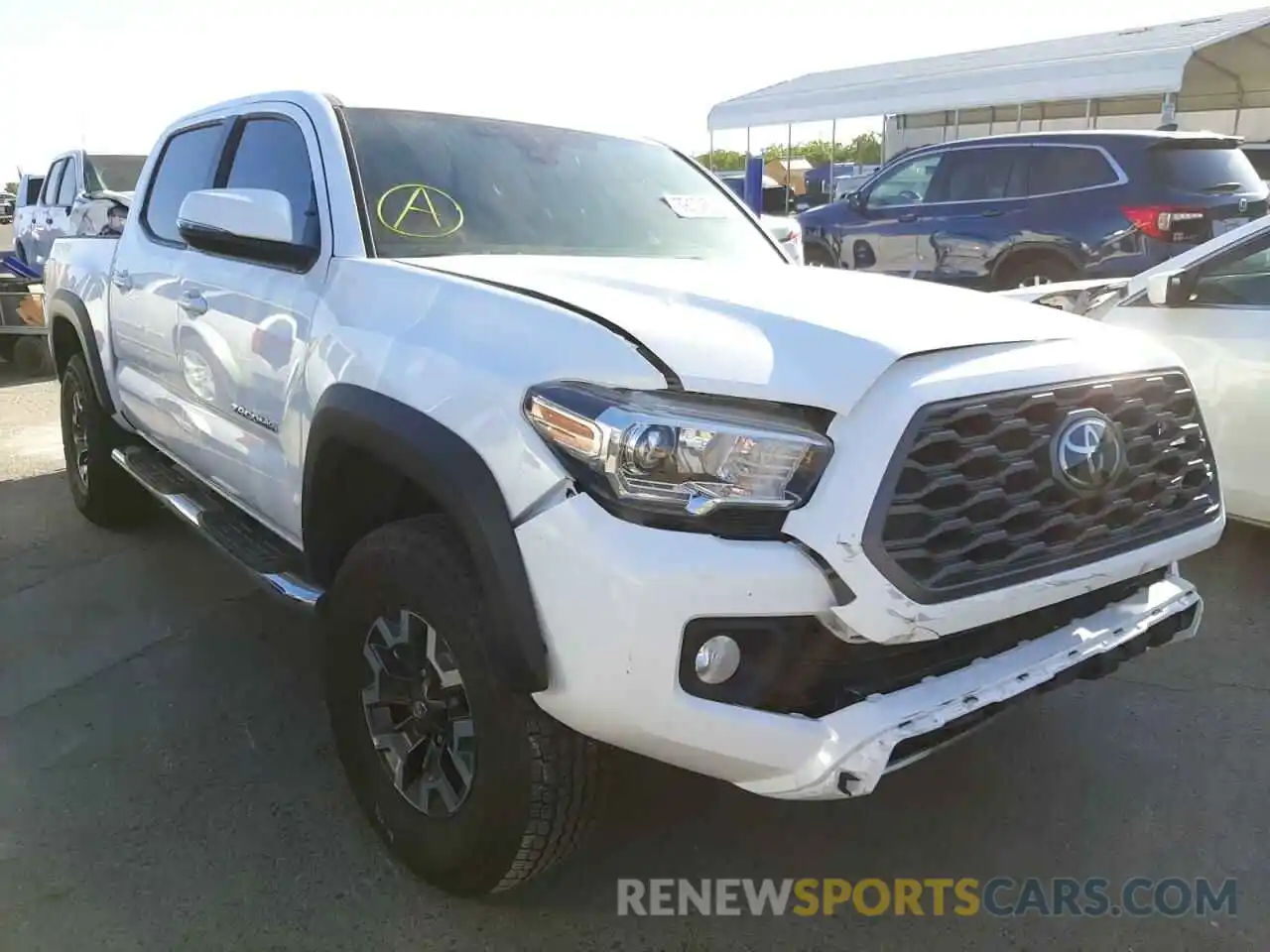 1 Photograph of a damaged car 3TMCZ5AN6NM456275 TOYOTA TACOMA 2022