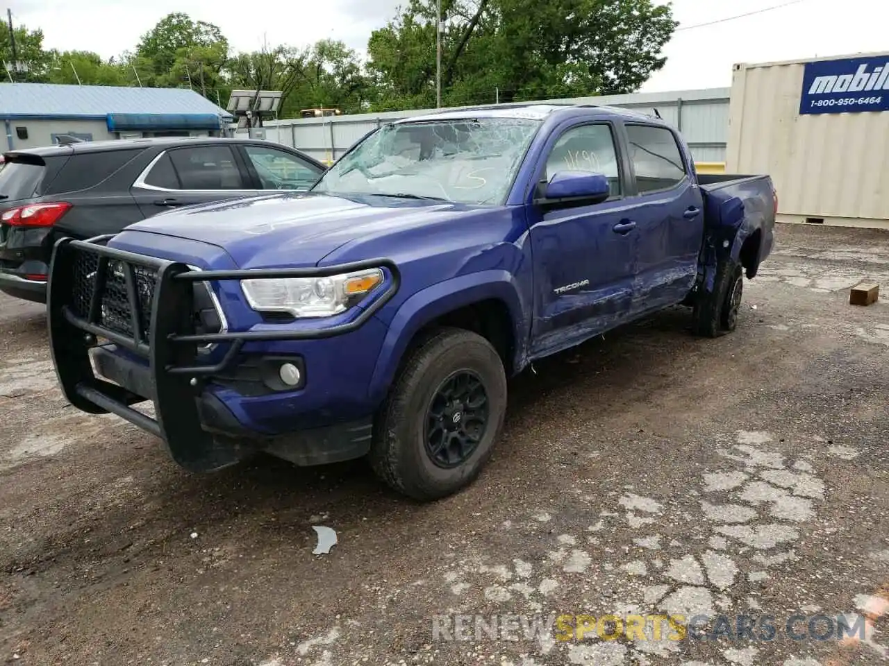 2 Photograph of a damaged car 3TMCZ5AN6NM458964 TOYOTA TACOMA 2022