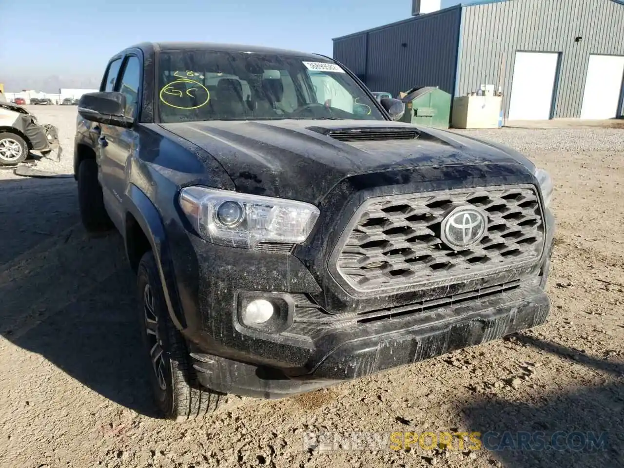 1 Photograph of a damaged car 3TMCZ5AN6NM460004 TOYOTA TACOMA 2022