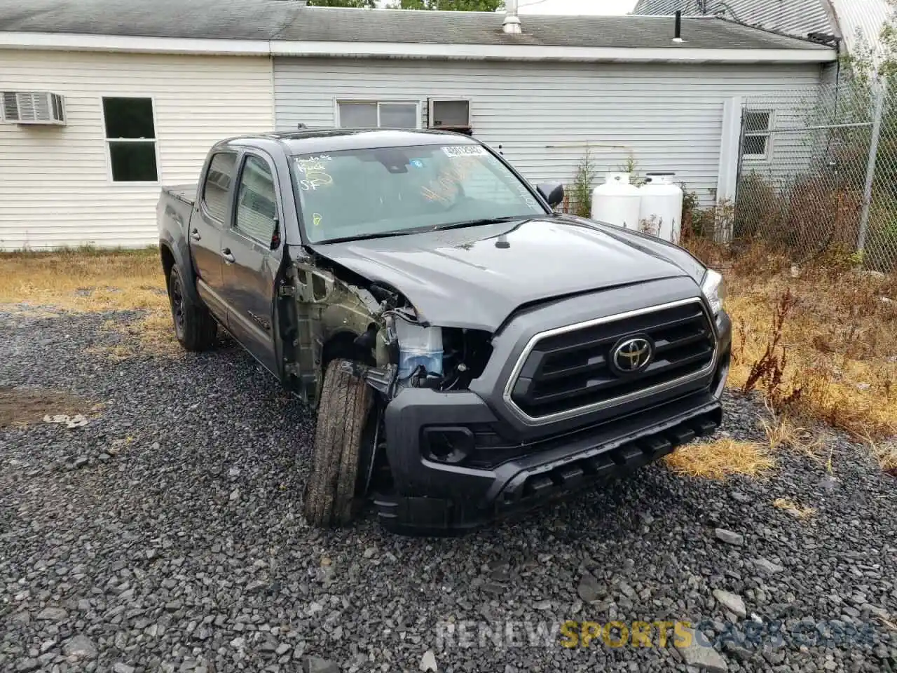 1 Photograph of a damaged car 3TMCZ5AN6NM466336 TOYOTA TACOMA 2022