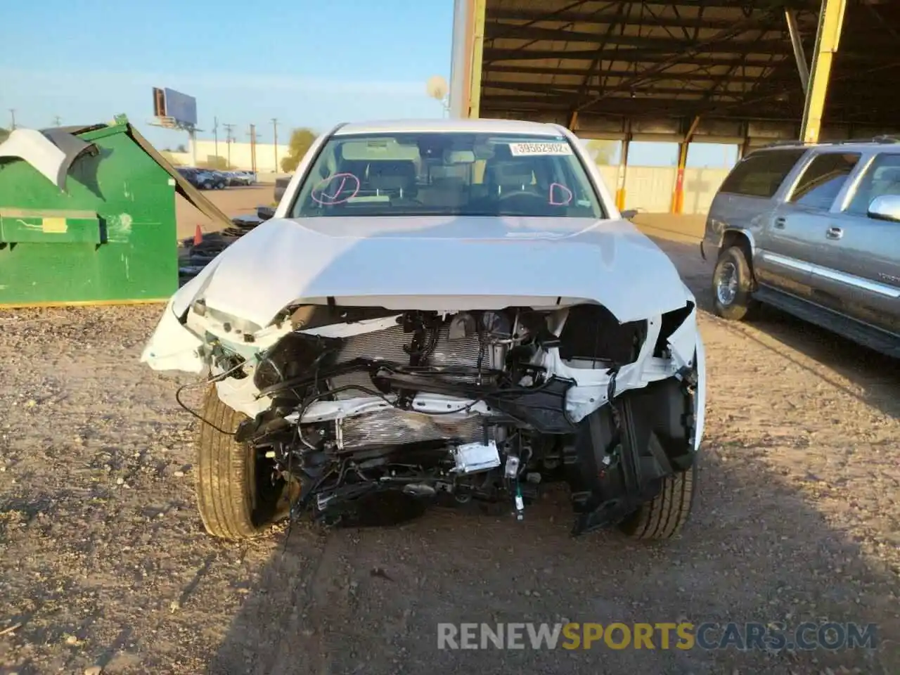 9 Photograph of a damaged car 3TMCZ5AN6NM480009 TOYOTA TACOMA 2022