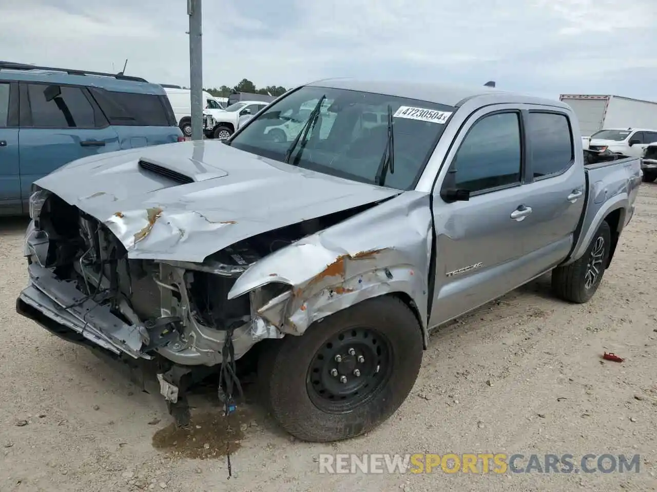 1 Photograph of a damaged car 3TMCZ5AN6NM528446 TOYOTA TACOMA 2022