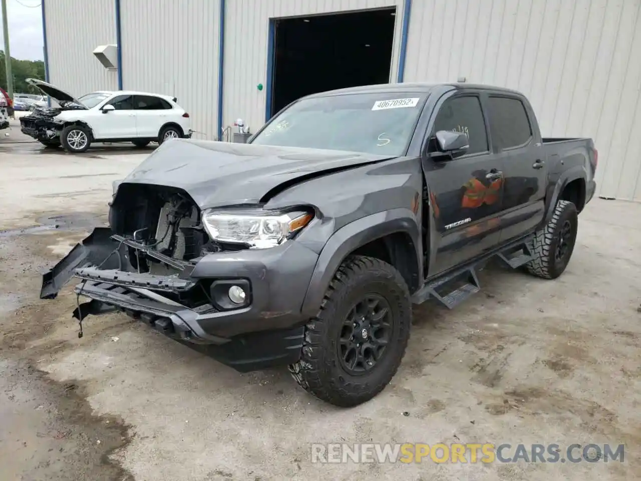 2 Photograph of a damaged car 3TMCZ5AN7NM457905 TOYOTA TACOMA 2022