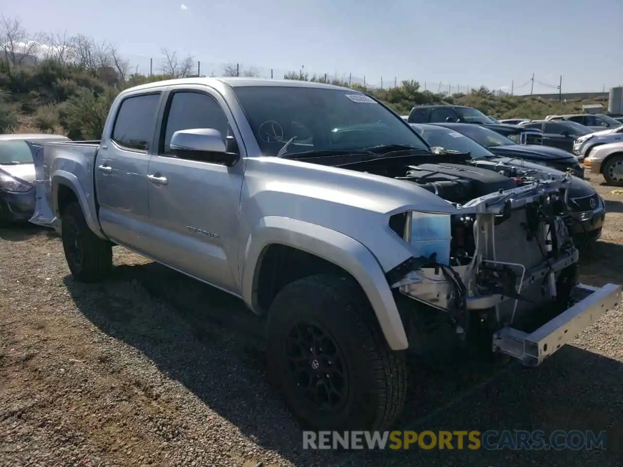 1 Photograph of a damaged car 3TMCZ5AN7NM458732 TOYOTA TACOMA 2022