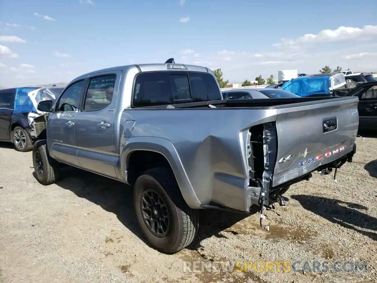 3 Photograph of a damaged car 3TMCZ5AN7NM458732 TOYOTA TACOMA 2022