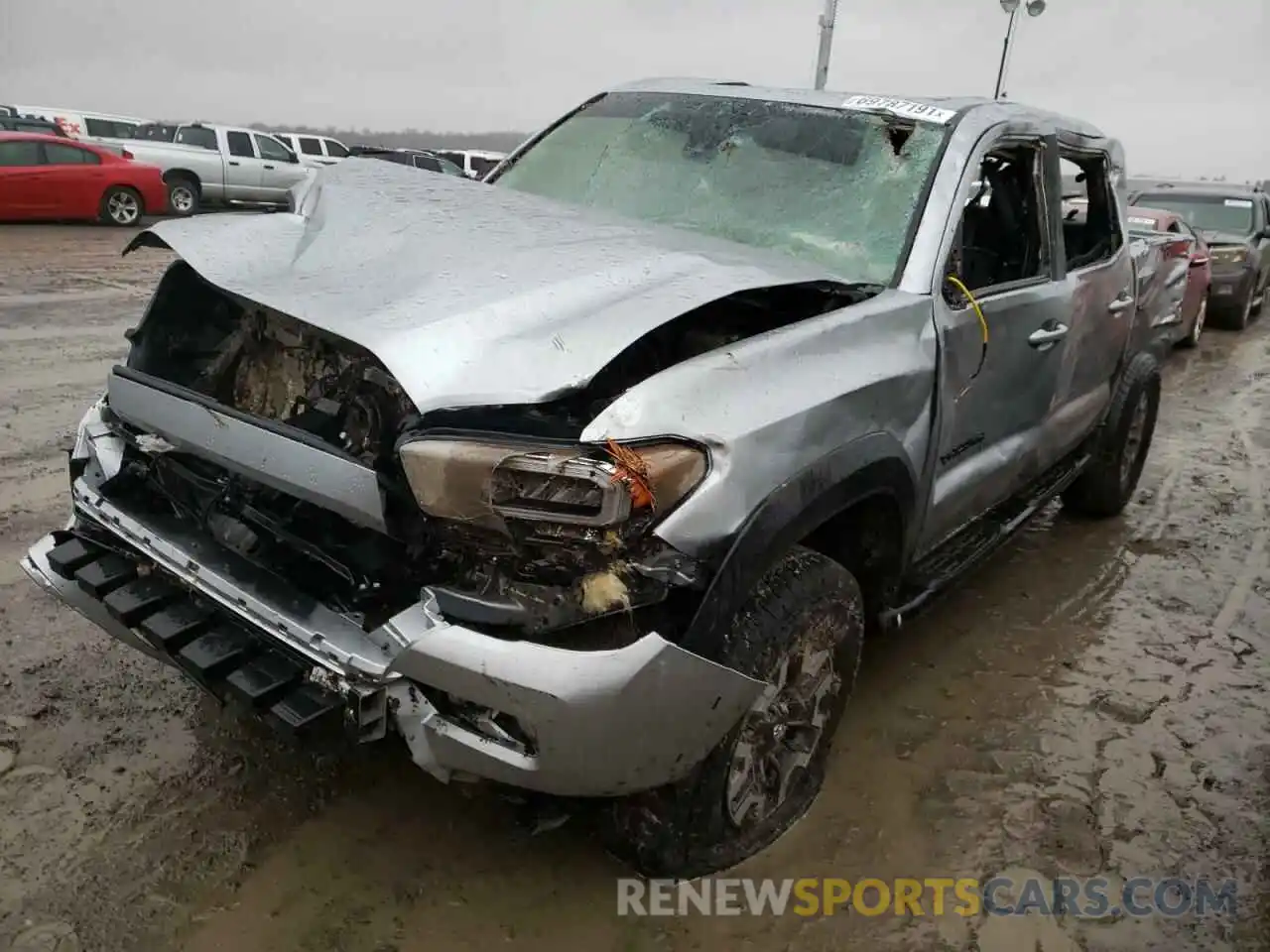 2 Photograph of a damaged car 3TMCZ5AN7NM460920 TOYOTA TACOMA 2022