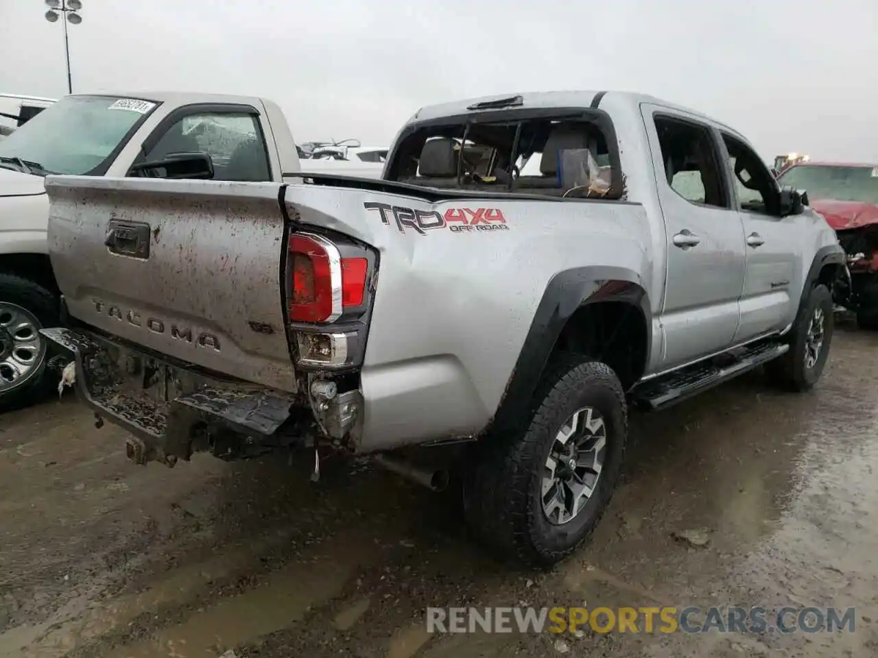 4 Фотография поврежденного автомобиля 3TMCZ5AN7NM460920 TOYOTA TACOMA 2022