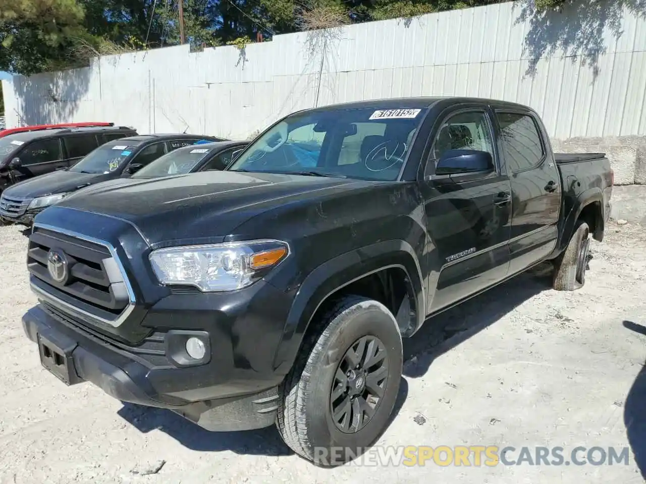 2 Photograph of a damaged car 3TMCZ5AN7NM462036 TOYOTA TACOMA 2022