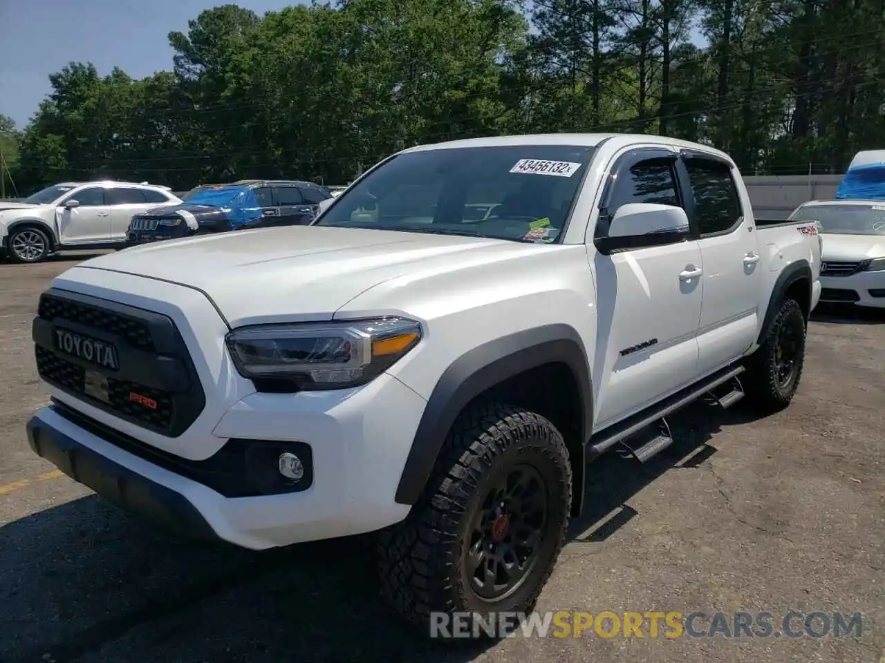 2 Photograph of a damaged car 3TMCZ5AN7NM466202 TOYOTA TACOMA 2022