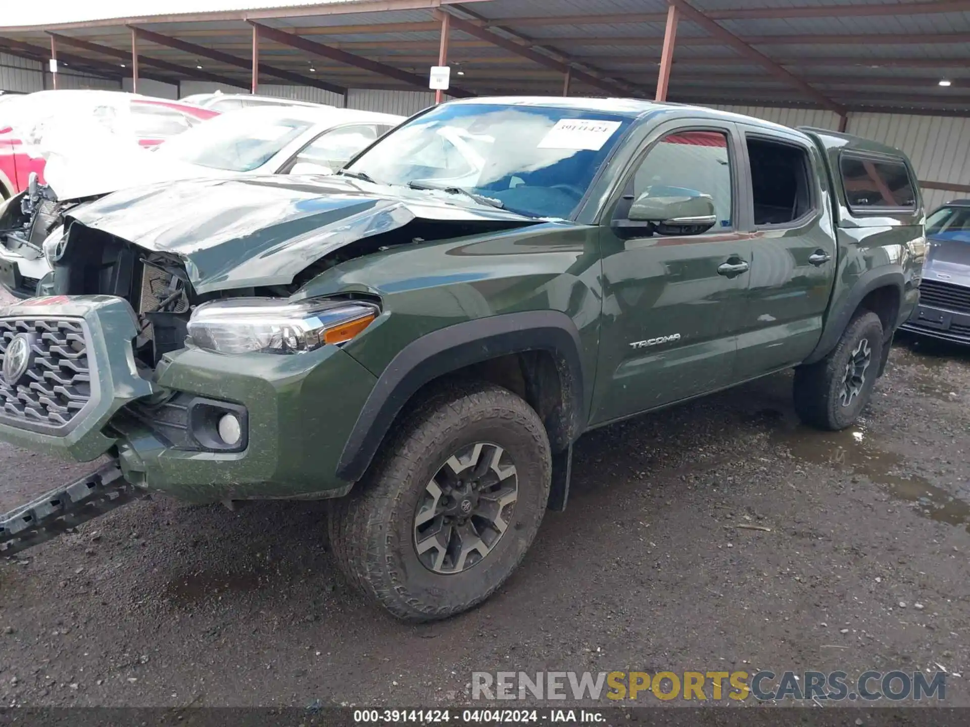 2 Photograph of a damaged car 3TMCZ5AN7NM468306 TOYOTA TACOMA 2022