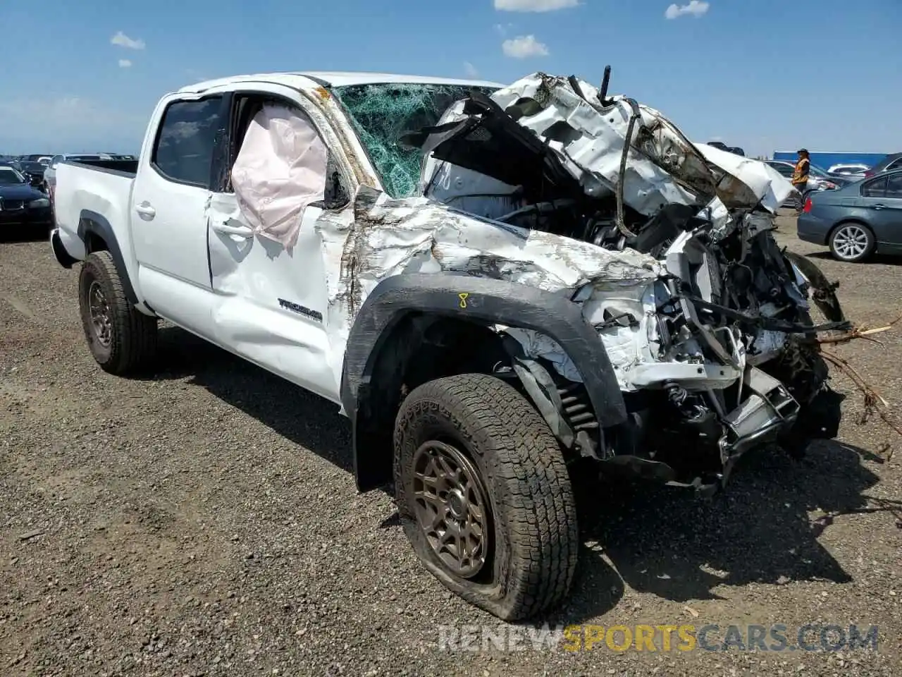 1 Photograph of a damaged car 3TMCZ5AN7NM476888 TOYOTA TACOMA 2022