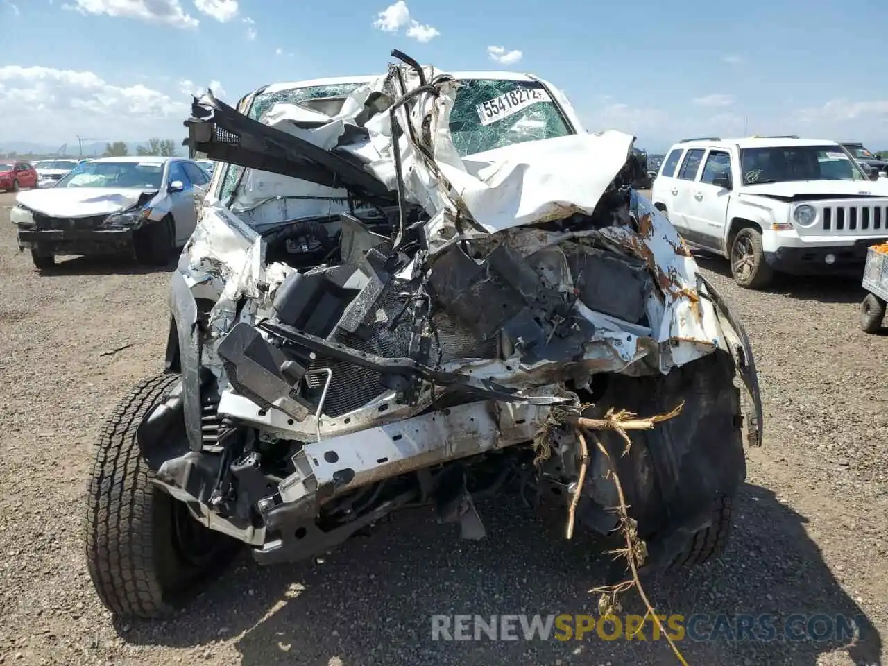 9 Photograph of a damaged car 3TMCZ5AN7NM476888 TOYOTA TACOMA 2022