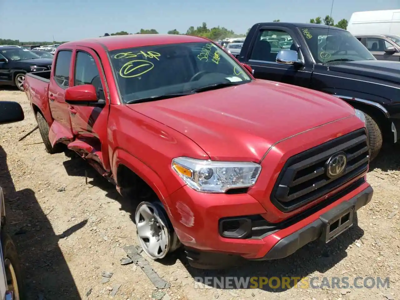 1 Photograph of a damaged car 3TMCZ5AN7NM480763 TOYOTA TACOMA 2022