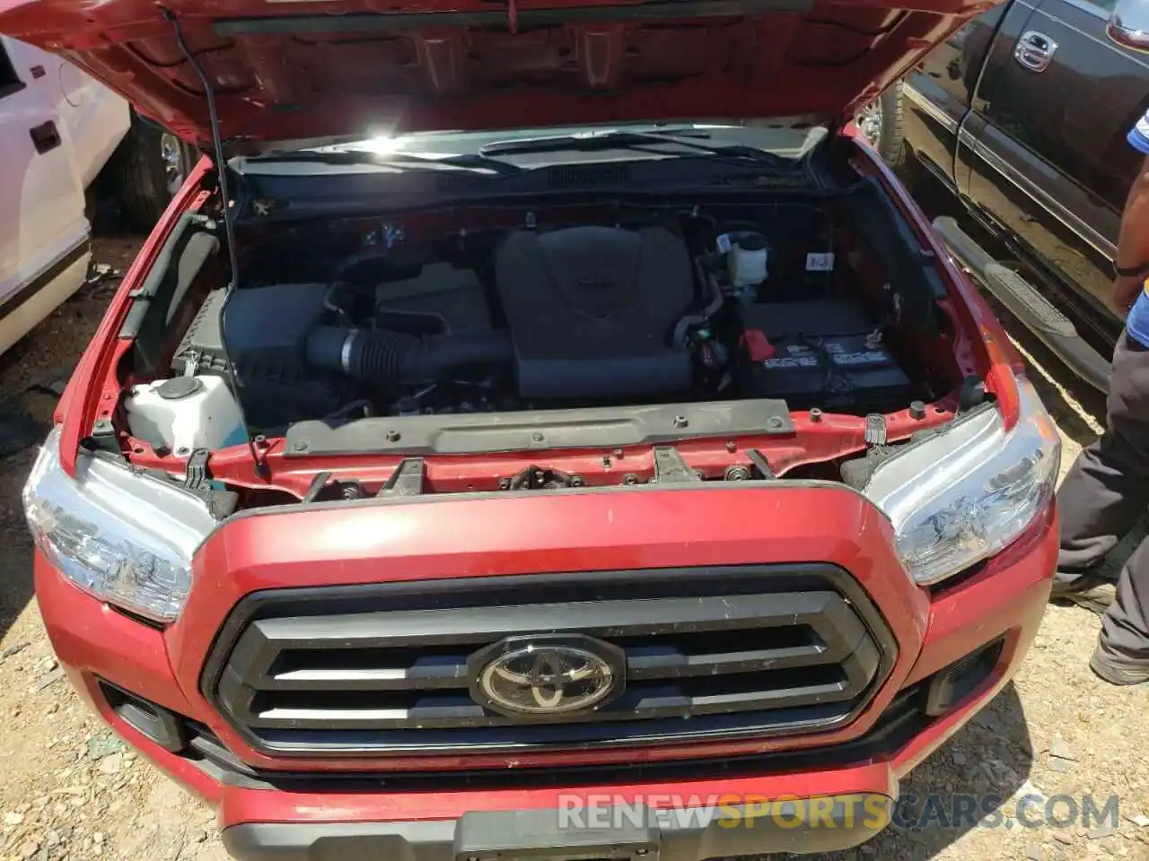 7 Photograph of a damaged car 3TMCZ5AN7NM480763 TOYOTA TACOMA 2022