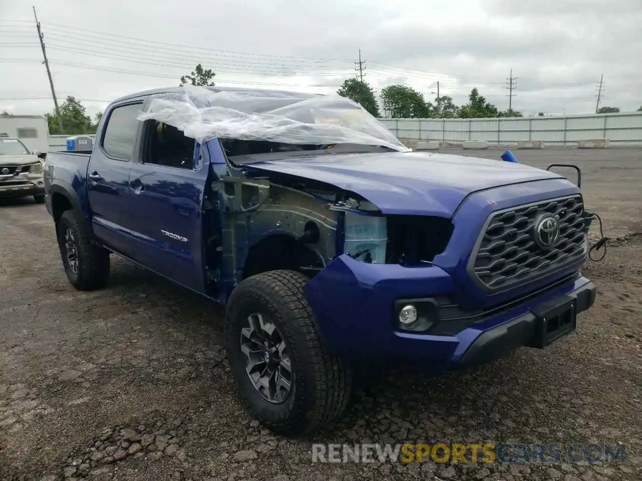 1 Photograph of a damaged car 3TMCZ5AN7NM491245 TOYOTA TACOMA 2022