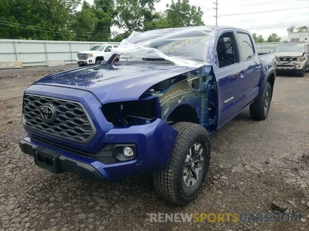 2 Photograph of a damaged car 3TMCZ5AN7NM491245 TOYOTA TACOMA 2022