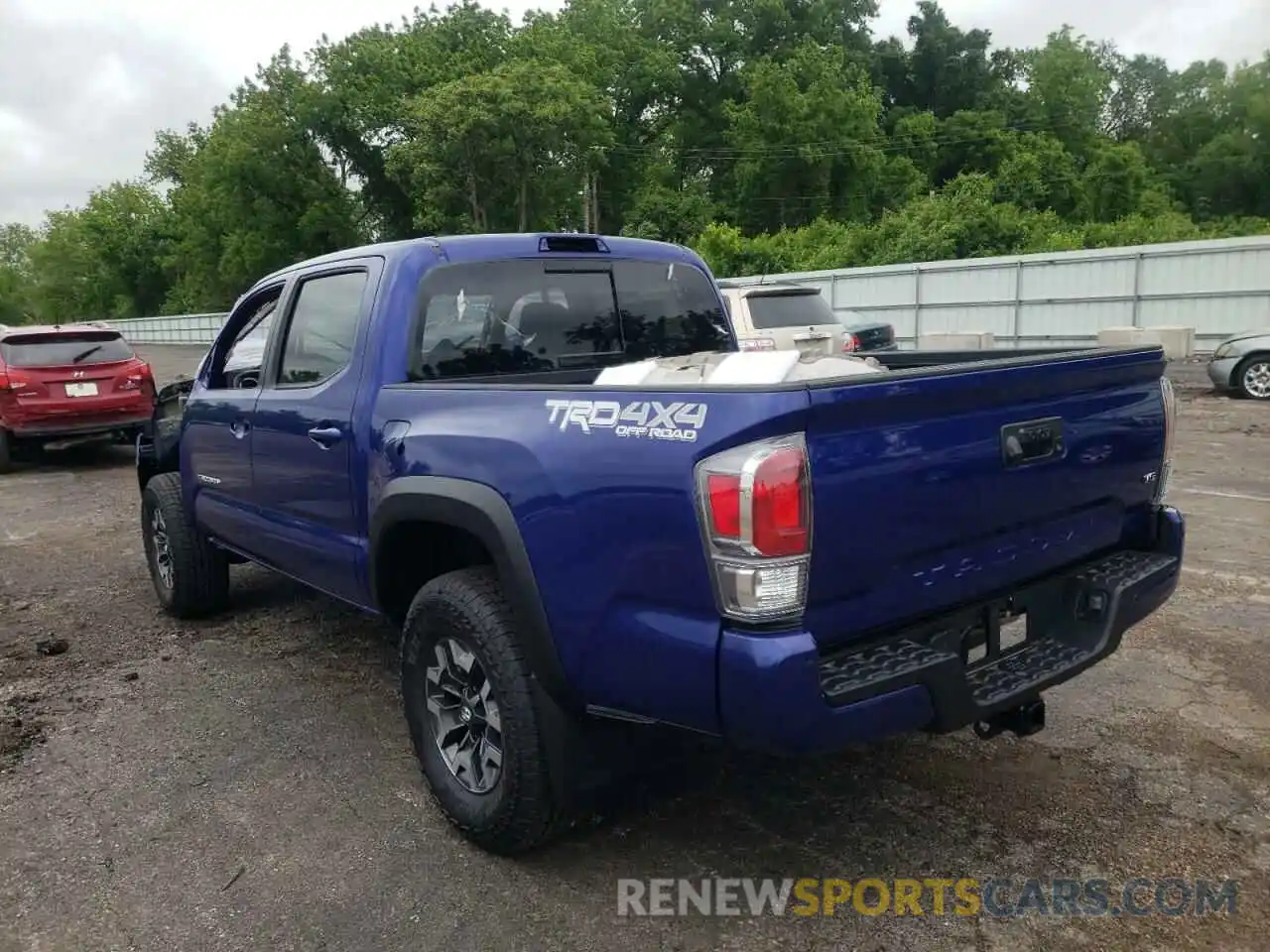 3 Photograph of a damaged car 3TMCZ5AN7NM491245 TOYOTA TACOMA 2022