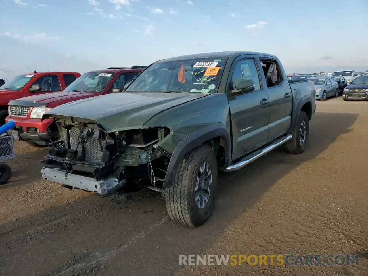 2 Photograph of a damaged car 3TMCZ5AN7NM501868 TOYOTA TACOMA 2022