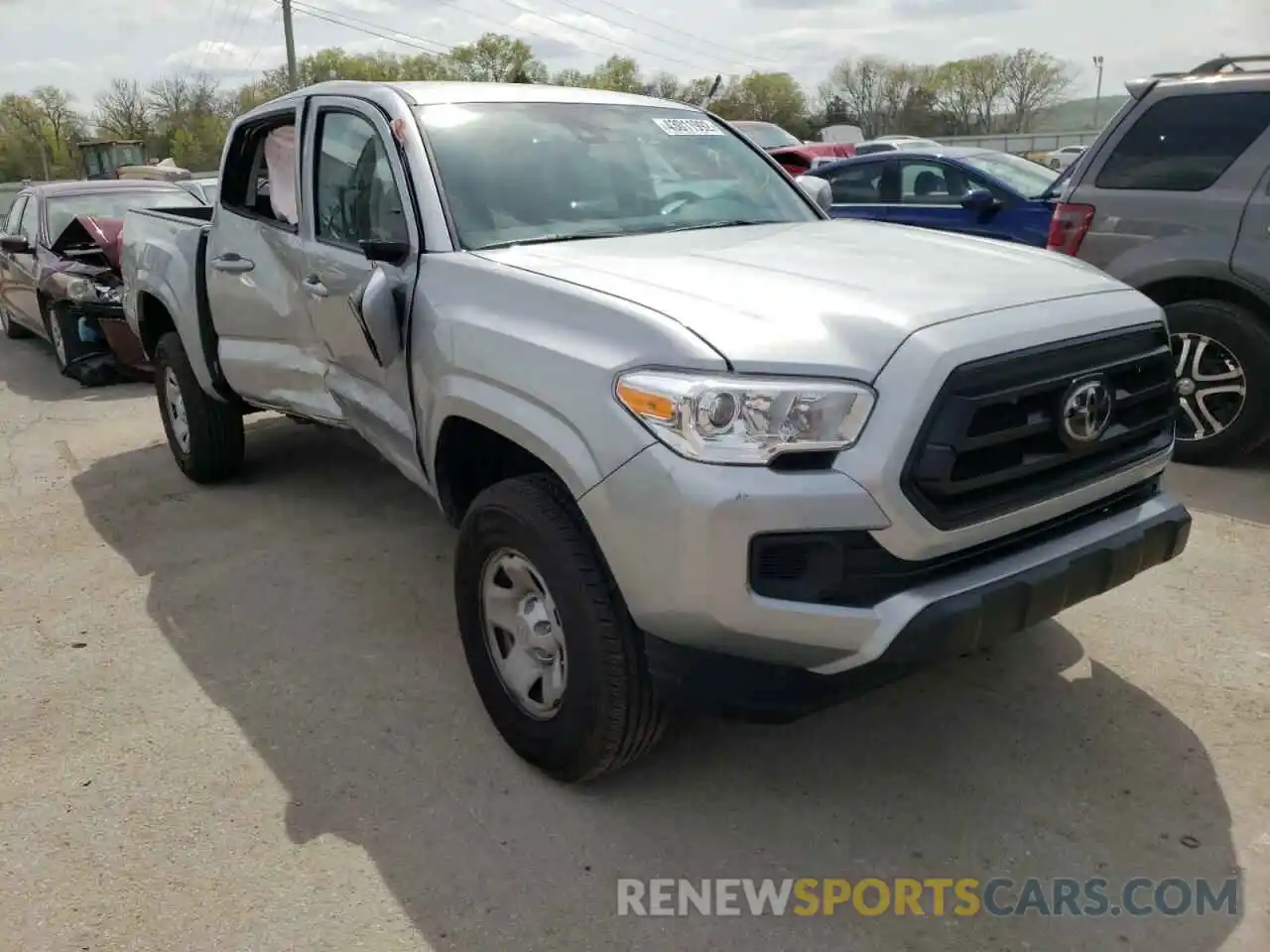 1 Photograph of a damaged car 3TMCZ5AN8NM455239 TOYOTA TACOMA 2022