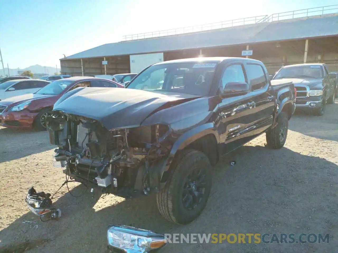 2 Photograph of a damaged car 3TMCZ5AN8NM459467 TOYOTA TACOMA 2022