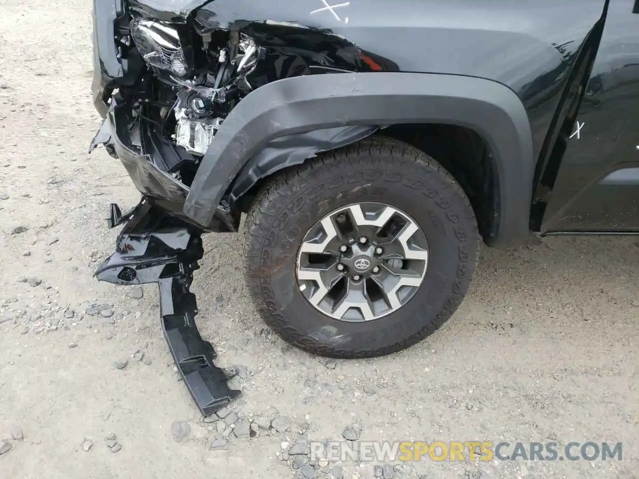 9 Photograph of a damaged car 3TMCZ5AN8NM463339 TOYOTA TACOMA 2022