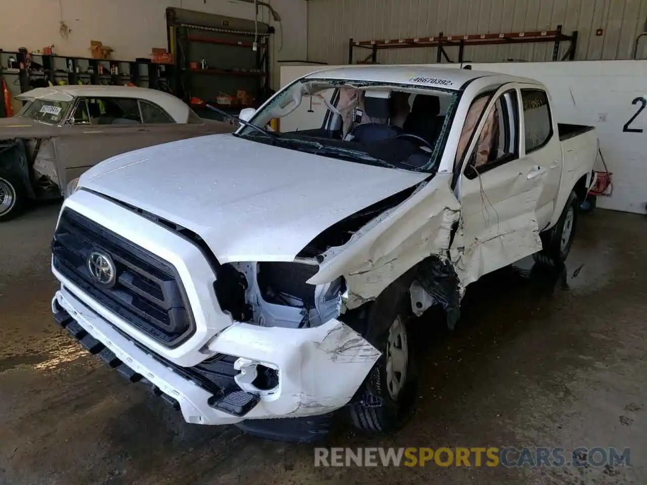 2 Photograph of a damaged car 3TMCZ5AN8NM467570 TOYOTA TACOMA 2022