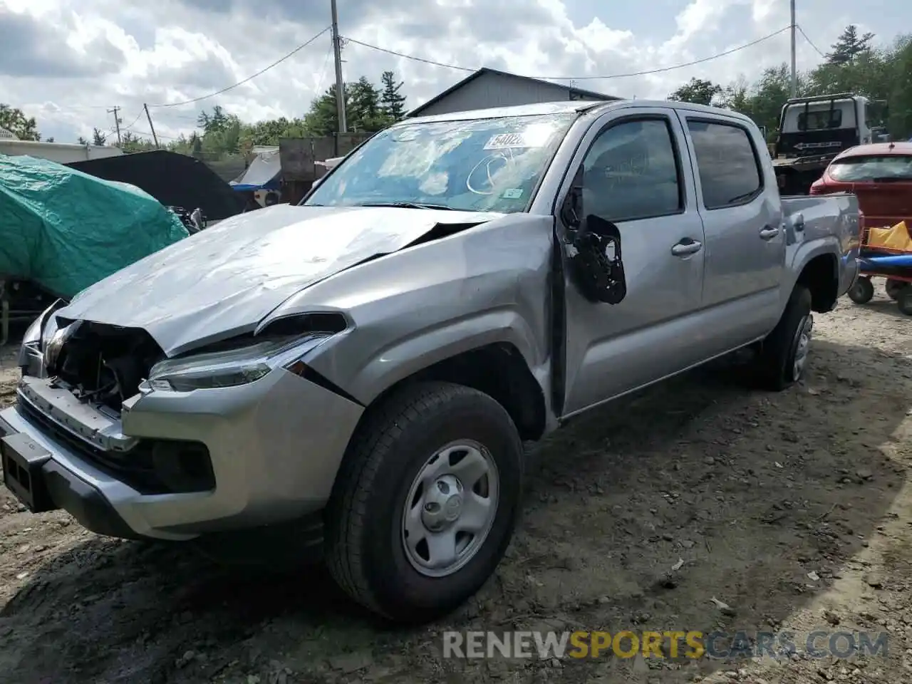 2 Photograph of a damaged car 3TMCZ5AN8NM469058 TOYOTA TACOMA 2022