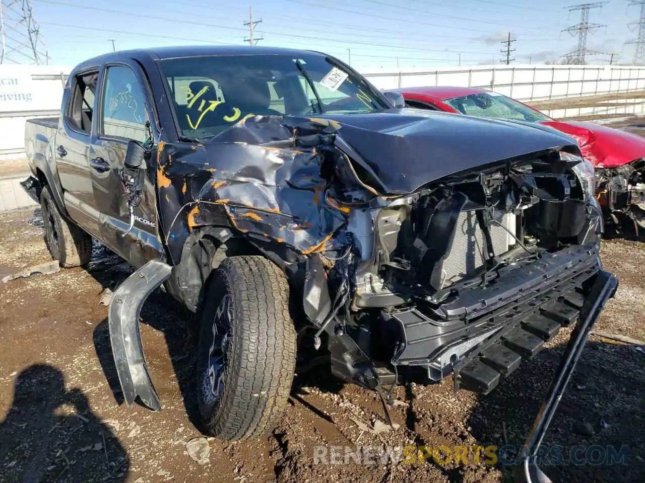 1 Photograph of a damaged car 3TMCZ5AN9NM454455 TOYOTA TACOMA 2022