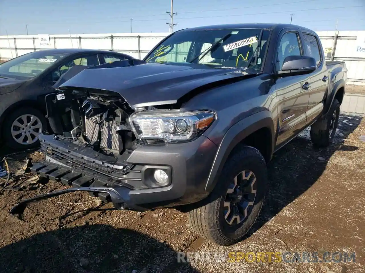 2 Photograph of a damaged car 3TMCZ5AN9NM454455 TOYOTA TACOMA 2022