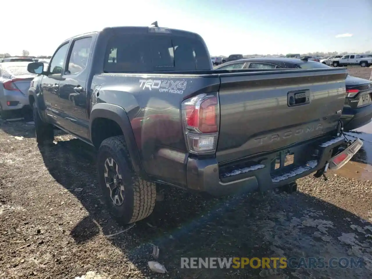 3 Photograph of a damaged car 3TMCZ5AN9NM454455 TOYOTA TACOMA 2022