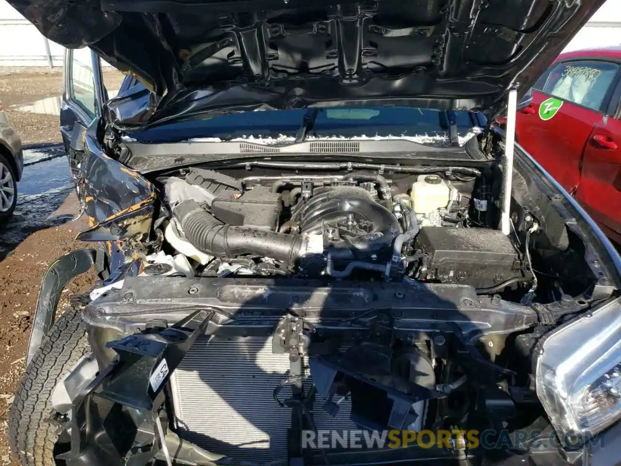 7 Photograph of a damaged car 3TMCZ5AN9NM454455 TOYOTA TACOMA 2022