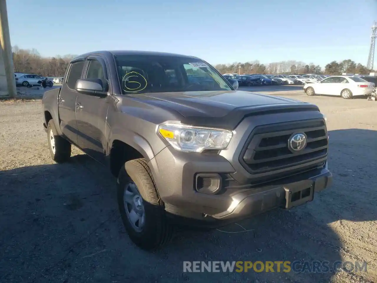 1 Photograph of a damaged car 3TMCZ5AN9NM456254 TOYOTA TACOMA 2022