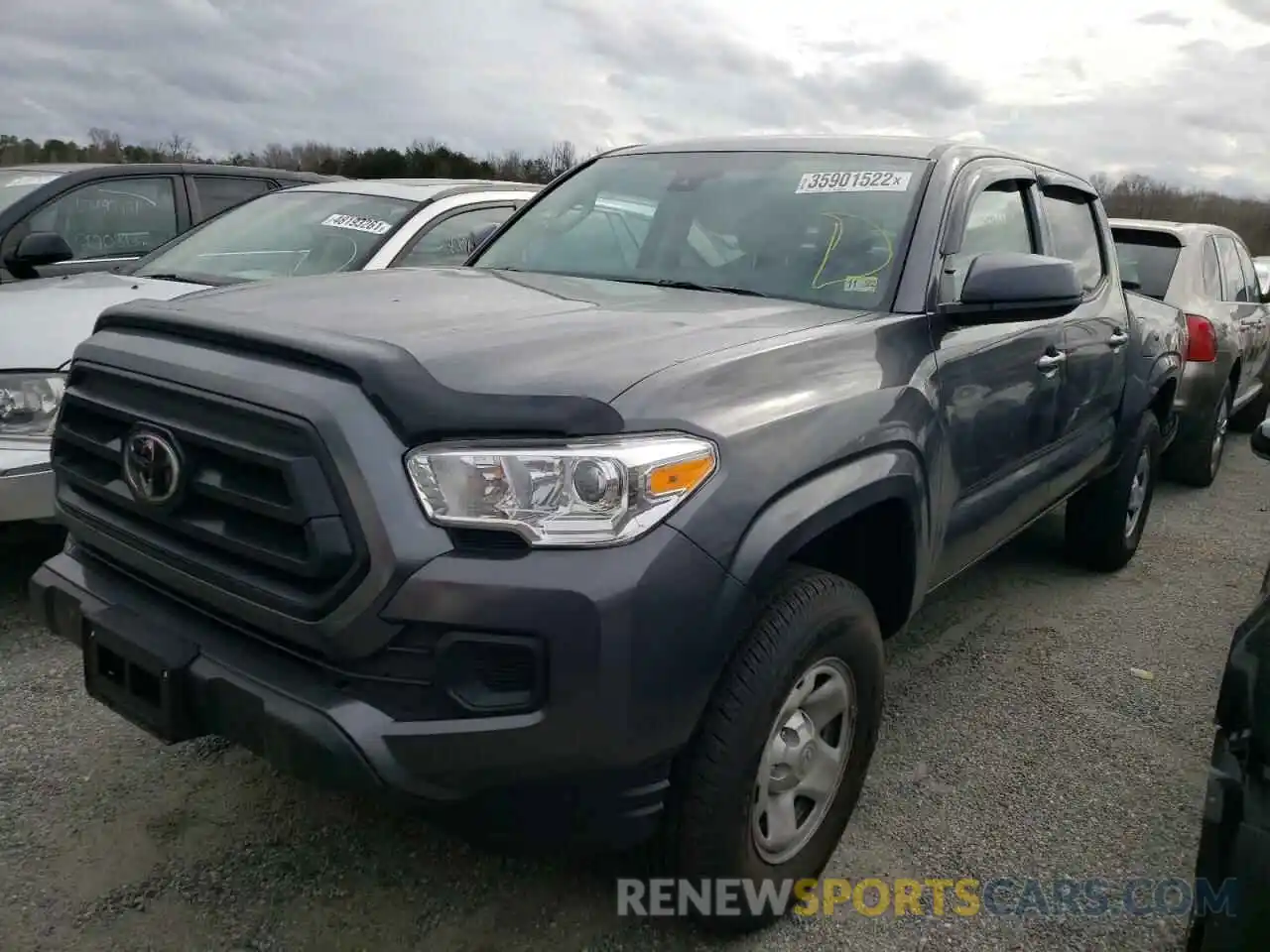 2 Photograph of a damaged car 3TMCZ5AN9NM456254 TOYOTA TACOMA 2022