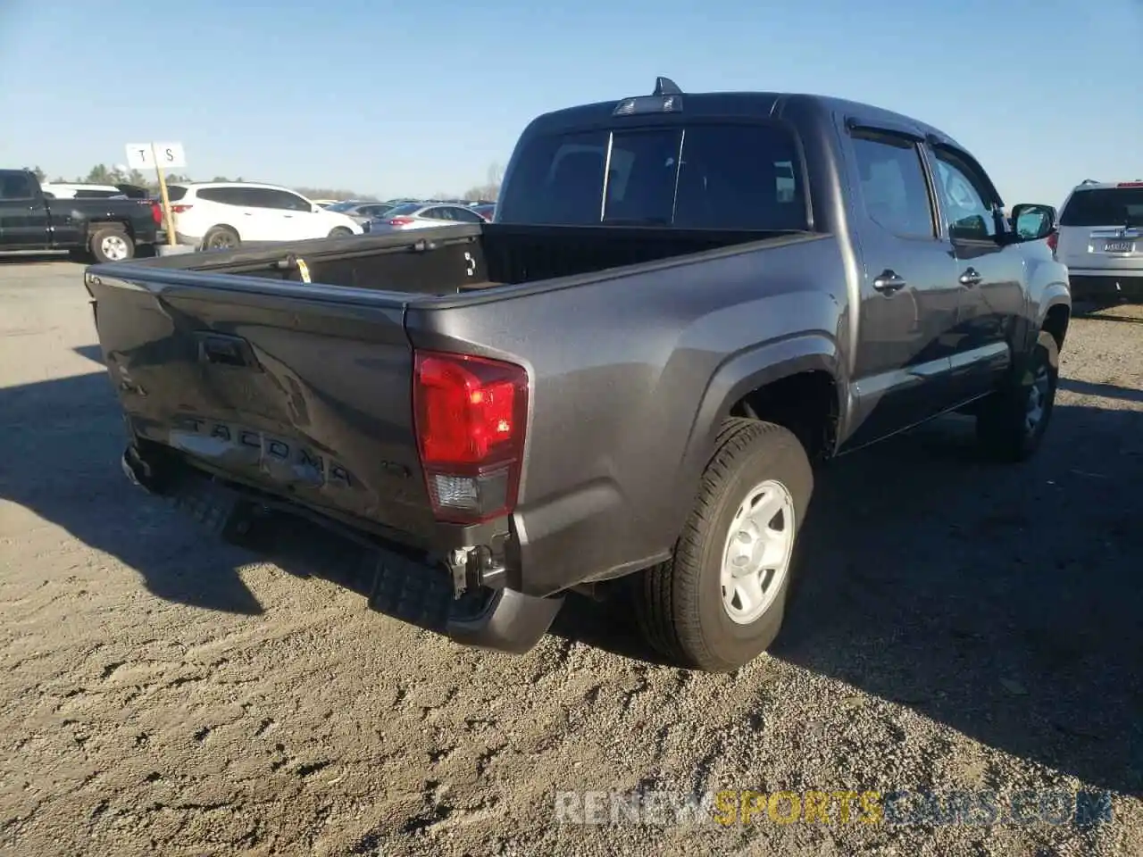 4 Photograph of a damaged car 3TMCZ5AN9NM456254 TOYOTA TACOMA 2022