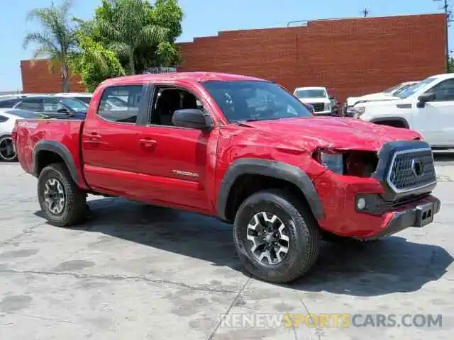 1 Photograph of a damaged car 3TMCZ5AN9NM465830 TOYOTA TACOMA 2022