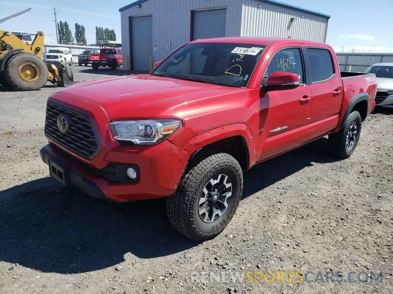 2 Photograph of a damaged car 3TMCZ5AN9NM475936 TOYOTA TACOMA 2022