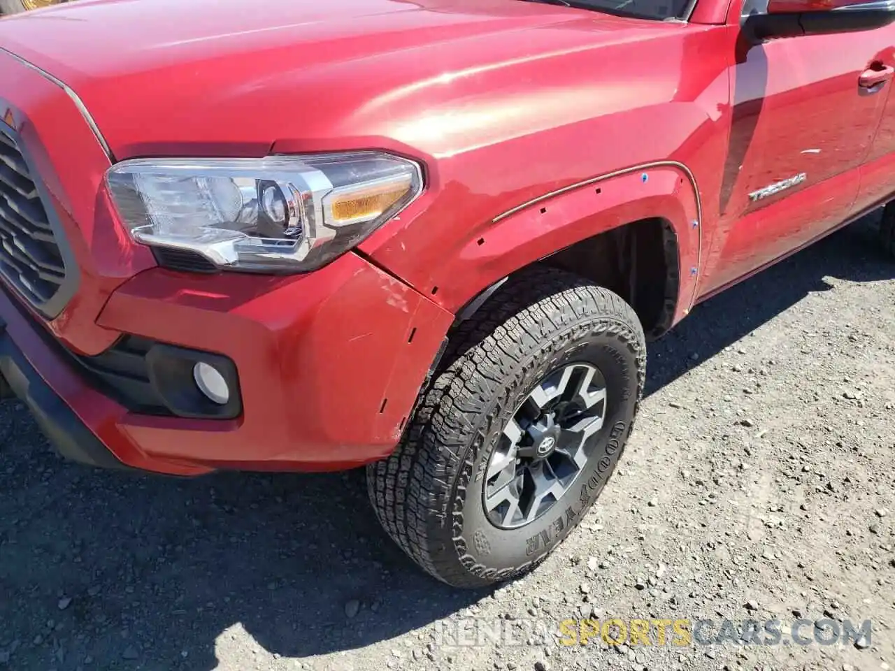 9 Photograph of a damaged car 3TMCZ5AN9NM475936 TOYOTA TACOMA 2022