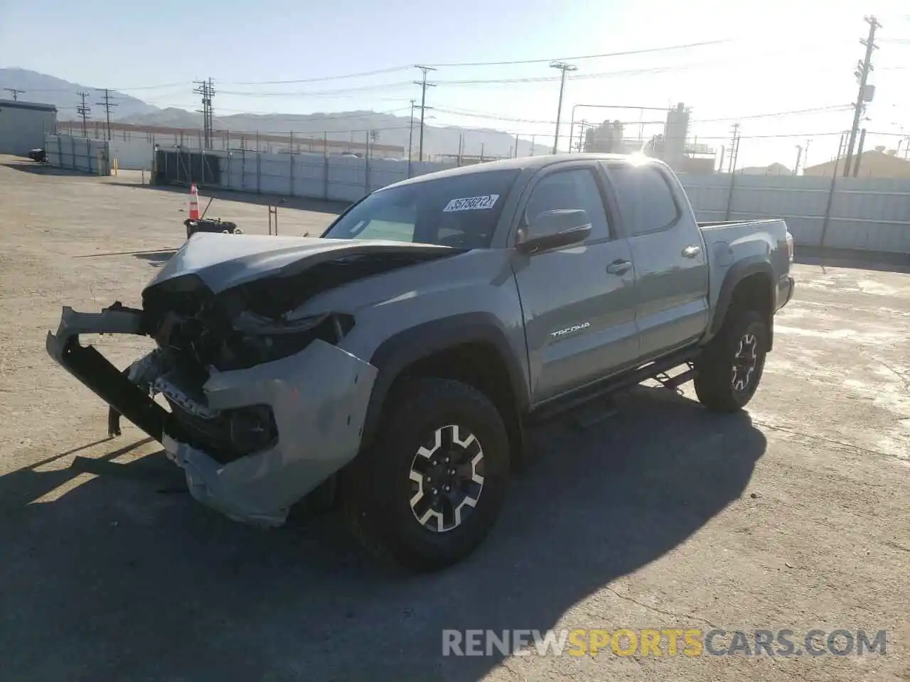 2 Photograph of a damaged car 3TMCZ5ANXNM453640 TOYOTA TACOMA 2022