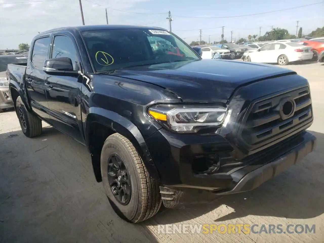 1 Photograph of a damaged car 3TMCZ5ANXNM463956 TOYOTA TACOMA 2022