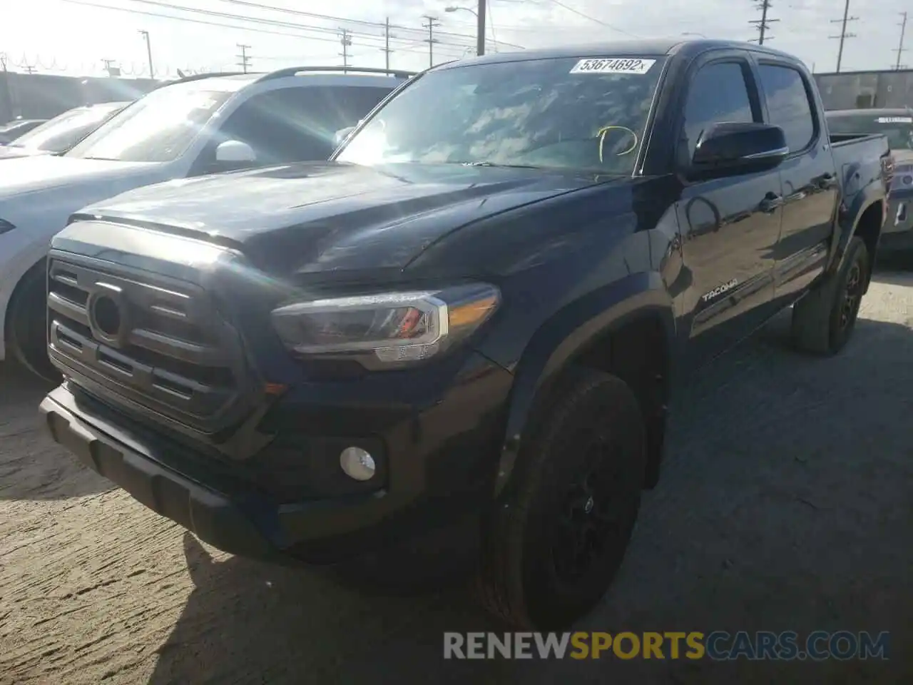 2 Photograph of a damaged car 3TMCZ5ANXNM463956 TOYOTA TACOMA 2022