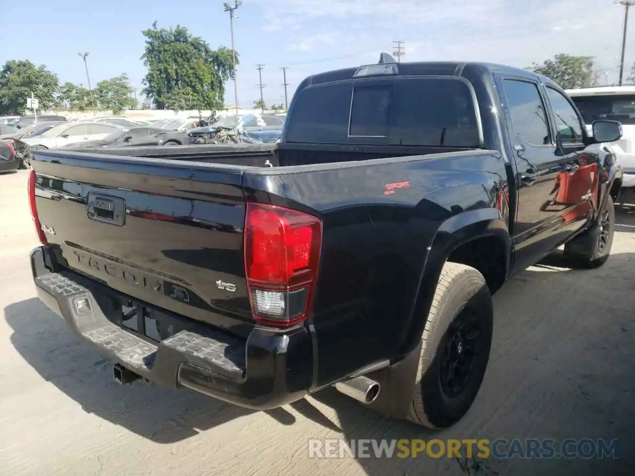 4 Photograph of a damaged car 3TMCZ5ANXNM463956 TOYOTA TACOMA 2022