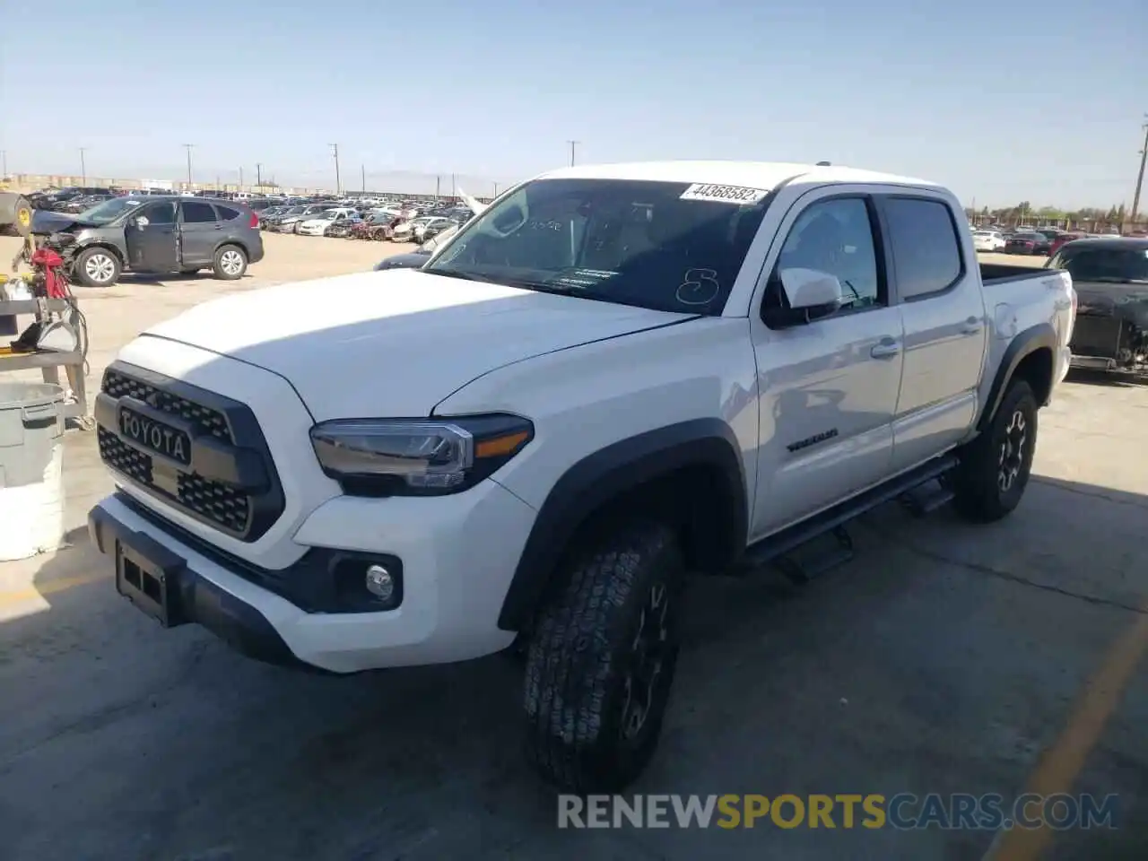 2 Photograph of a damaged car 3TMCZ5ANXNM469675 TOYOTA TACOMA 2022