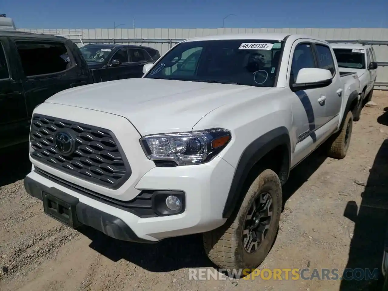 2 Photograph of a damaged car 3TMCZ5ANXNM475993 TOYOTA TACOMA 2022