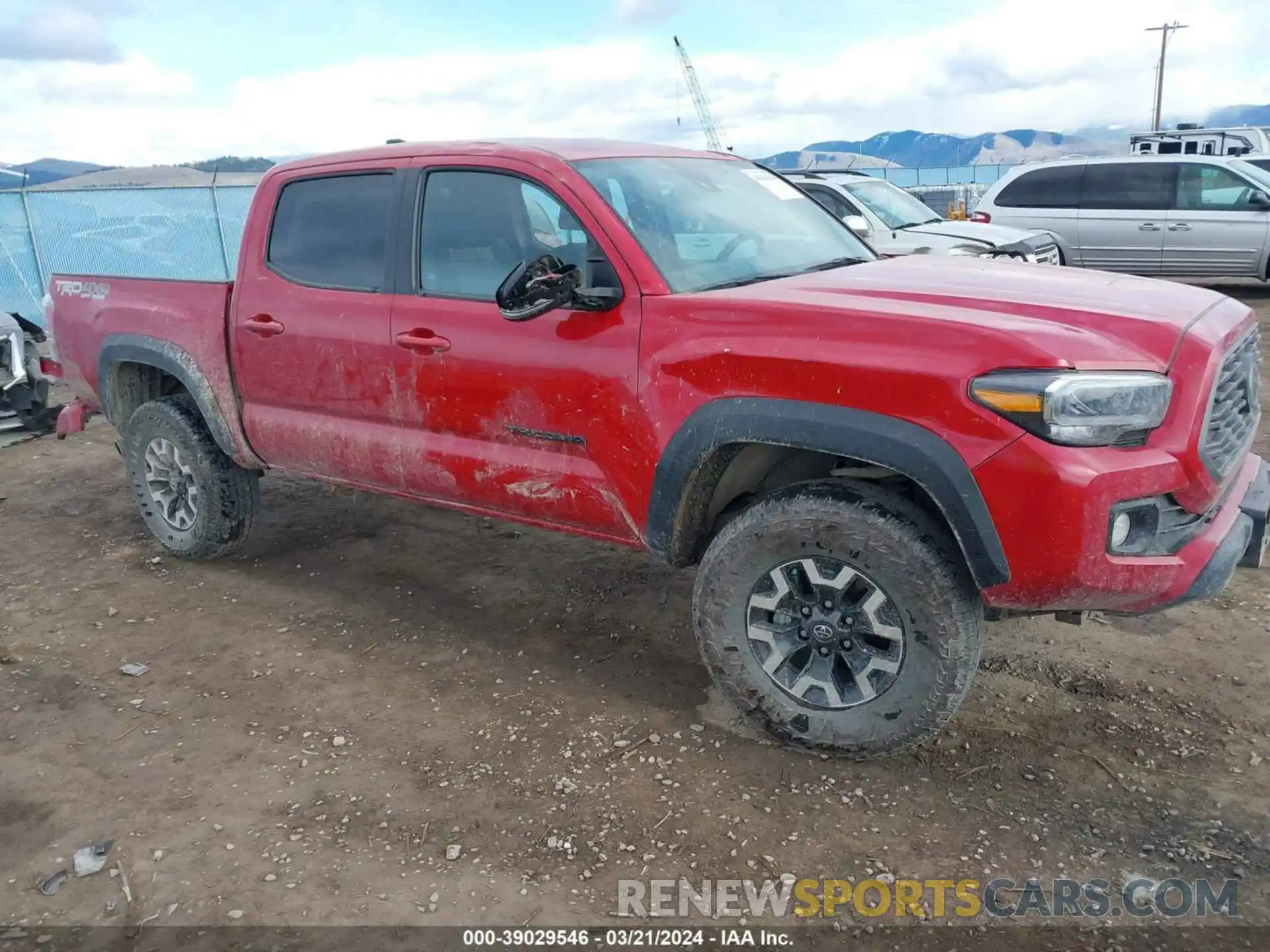 1 Photograph of a damaged car 3TMCZ5ANXNM484452 TOYOTA TACOMA 2022