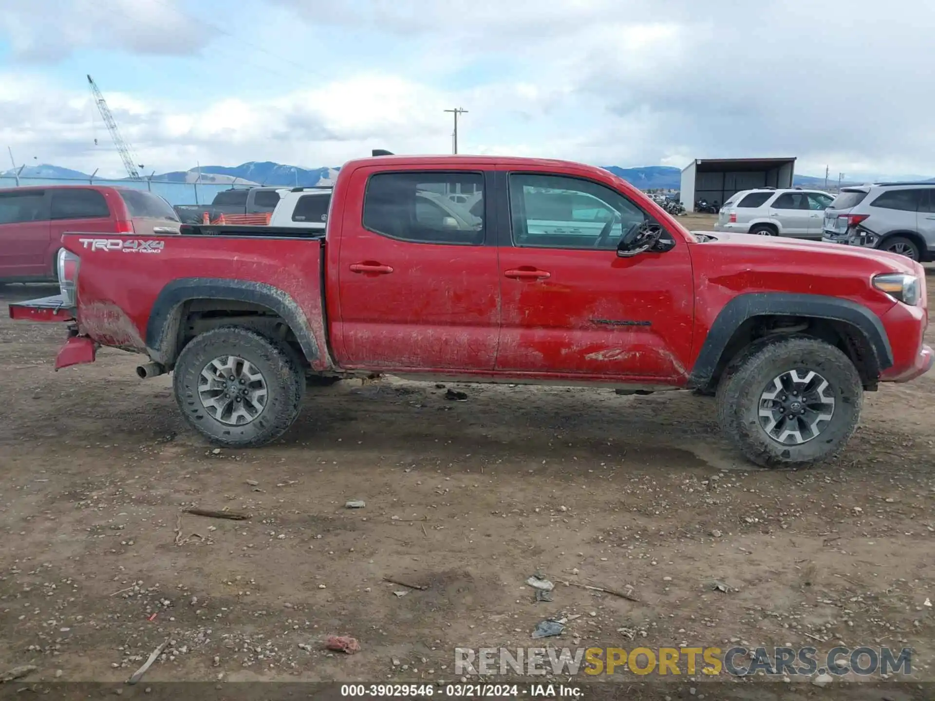 14 Photograph of a damaged car 3TMCZ5ANXNM484452 TOYOTA TACOMA 2022