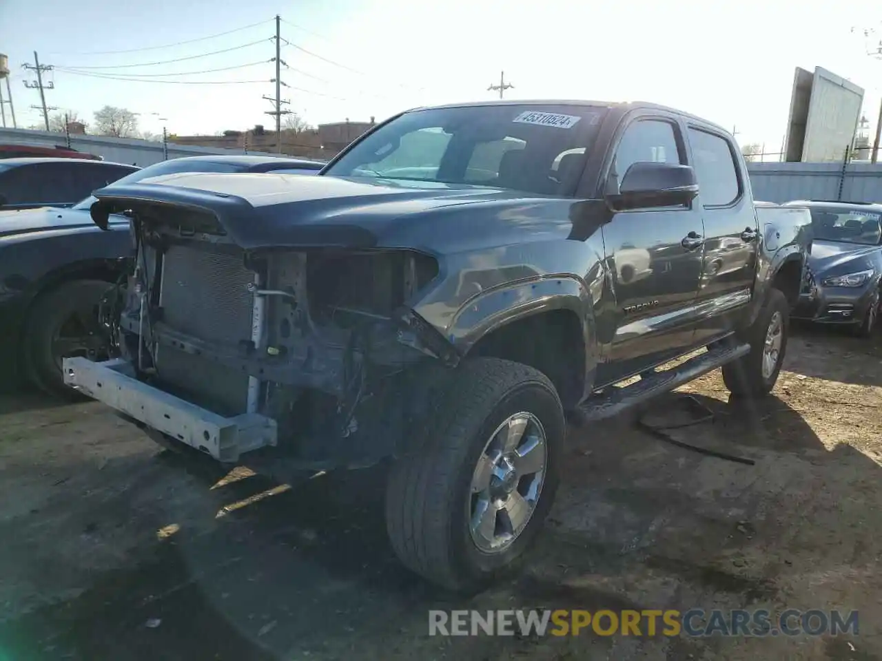 1 Photograph of a damaged car 3TMCZ5ANXNM511830 TOYOTA TACOMA 2022