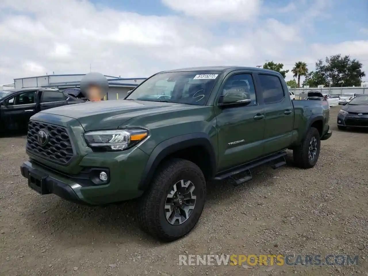 2 Photograph of a damaged car 3TMDZ5BN1NM123579 TOYOTA TACOMA 2022