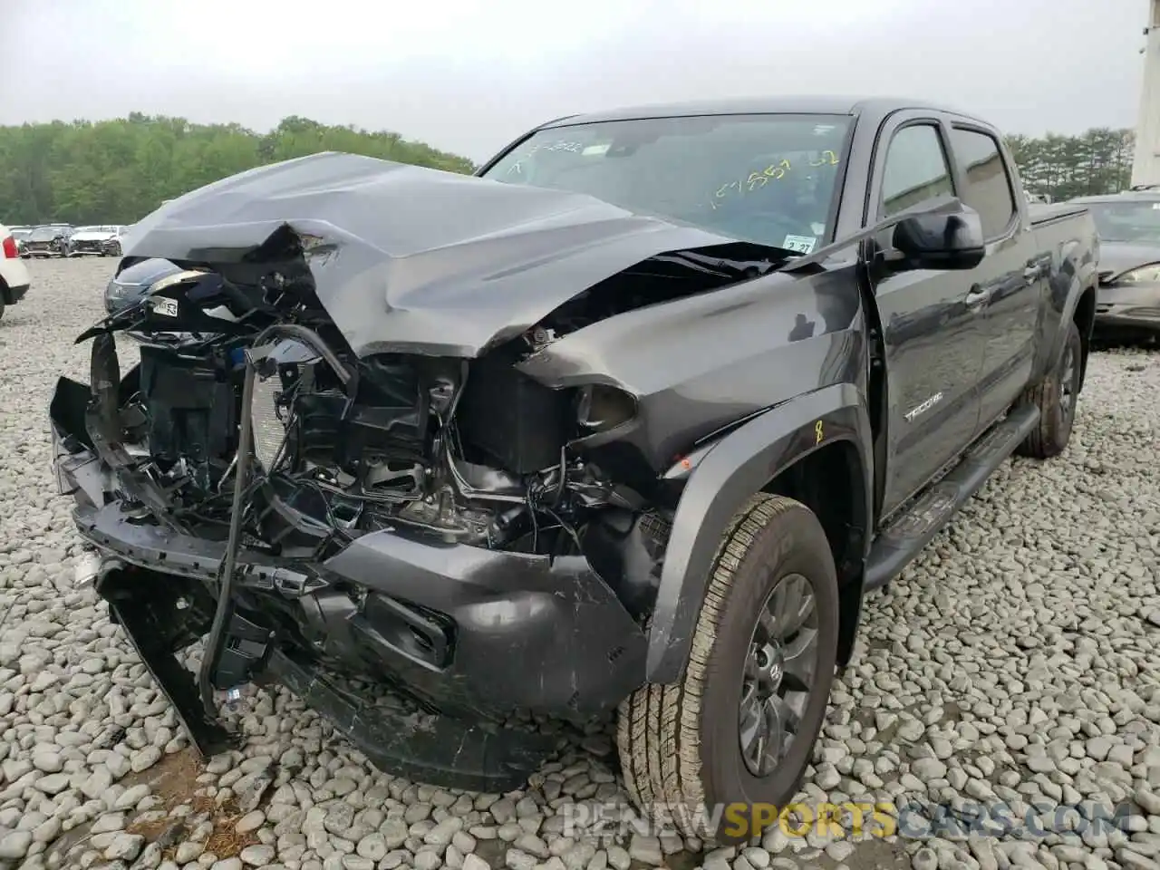 2 Photograph of a damaged car 3TMDZ5BN1NM127020 TOYOTA TACOMA 2022