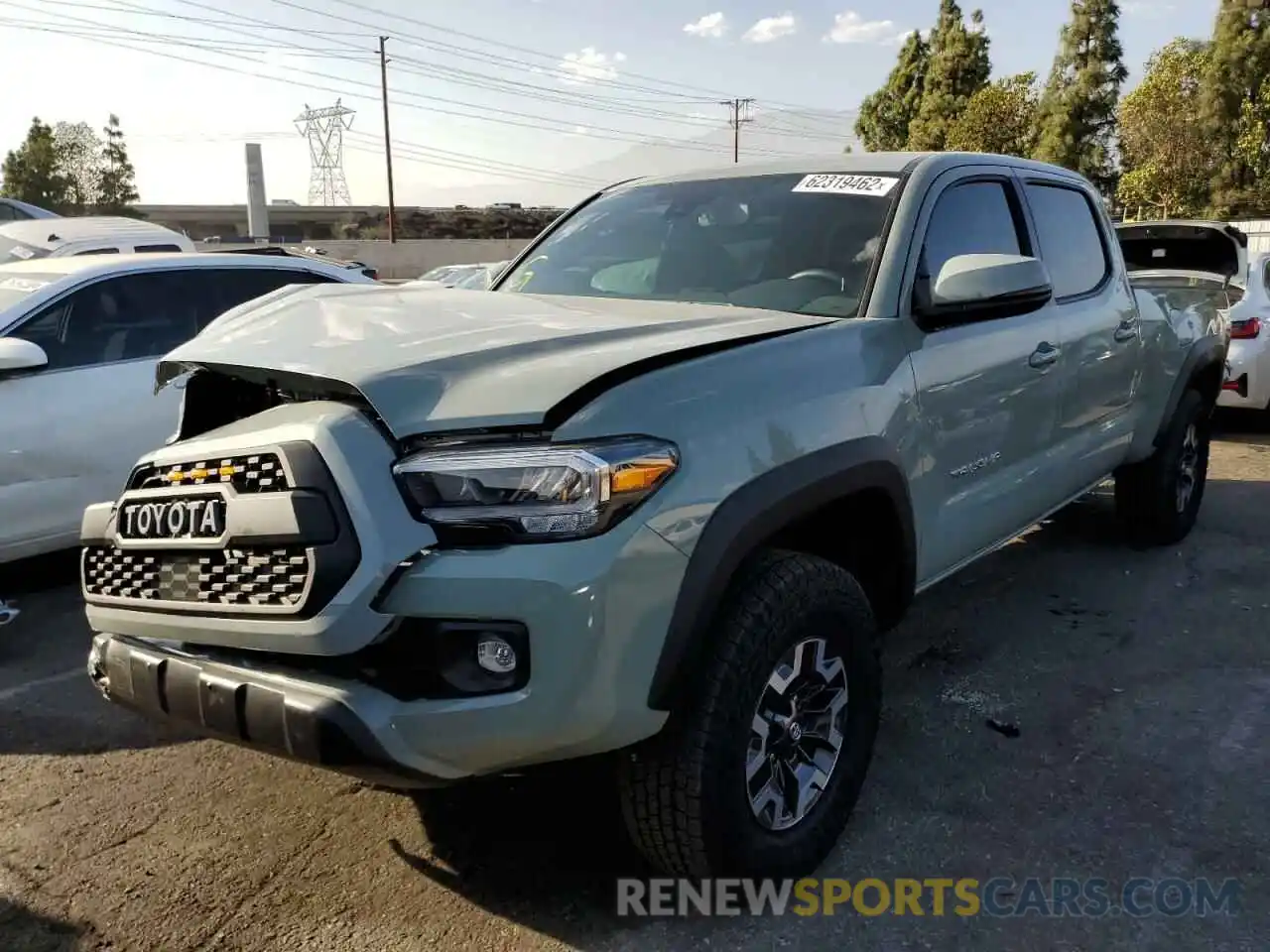 2 Photograph of a damaged car 3TMDZ5BN2NM132971 TOYOTA TACOMA 2022